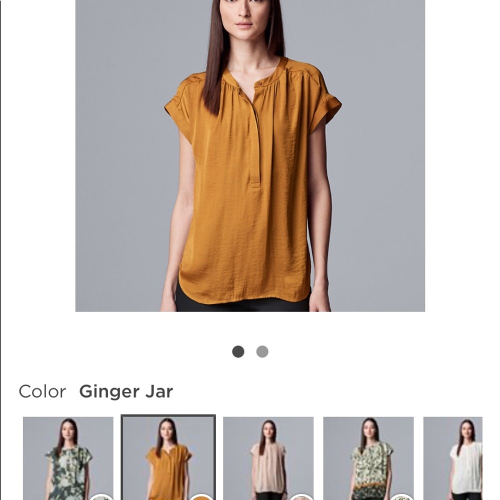 🍂🍁 Great color for fall Vera Wang blouse